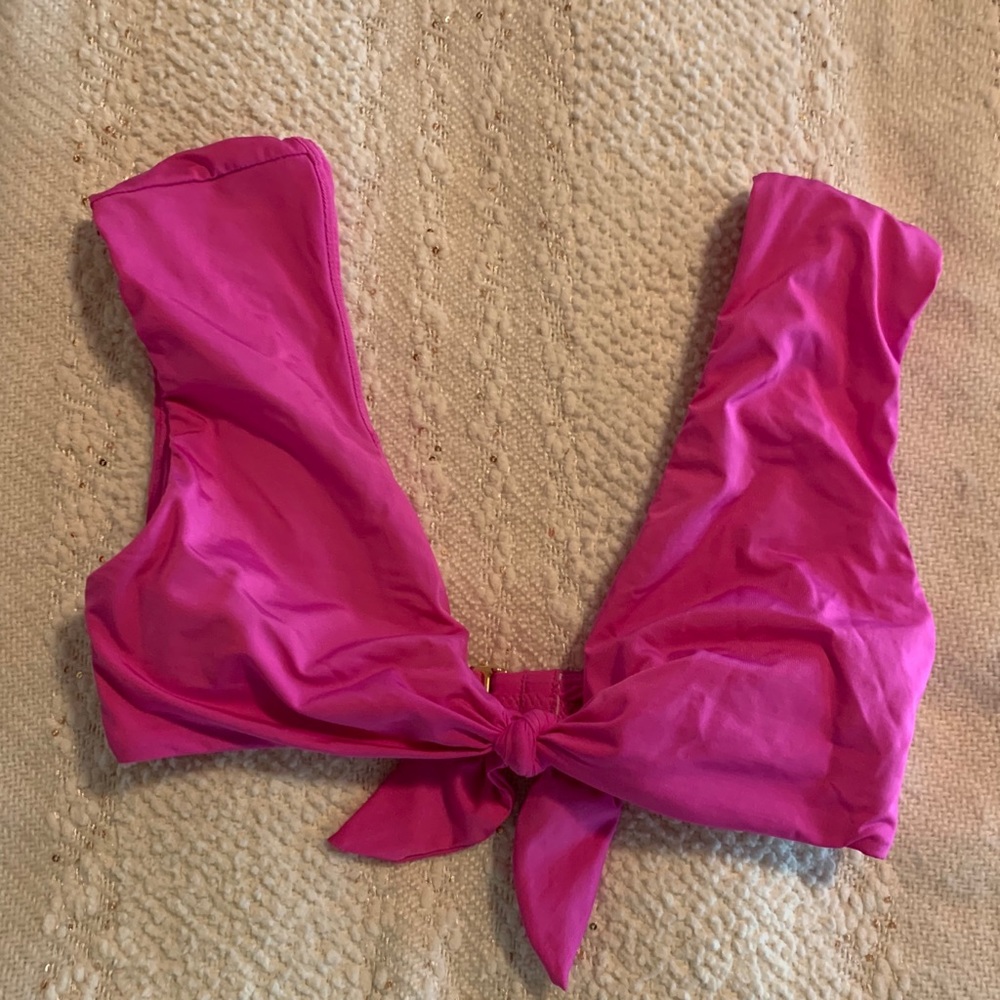 Trina Turk cap sleeve bikini top